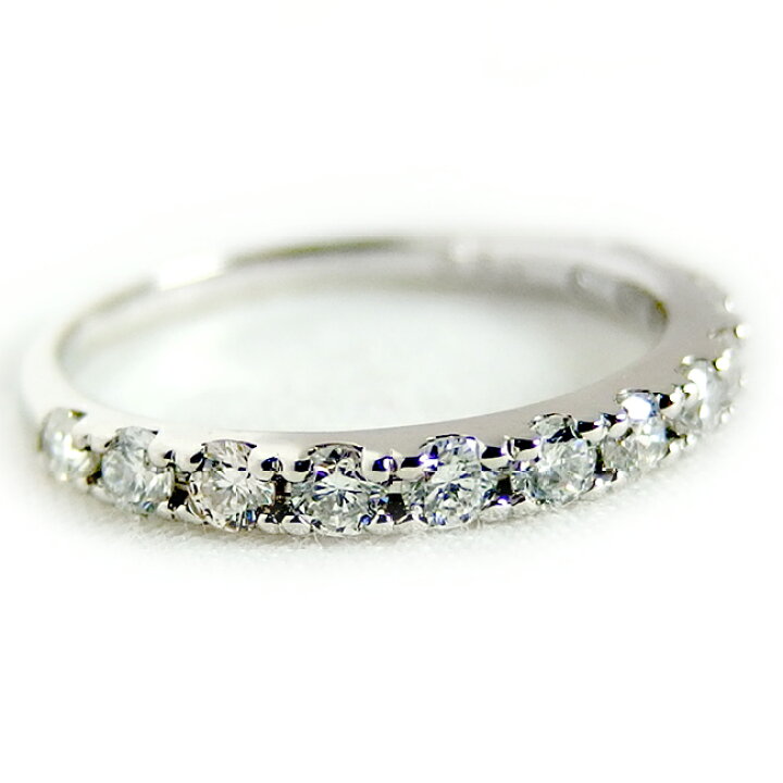 楽天市場】ダイヤモンド リング ハーフエタニティ 0.5ct プラチナ  