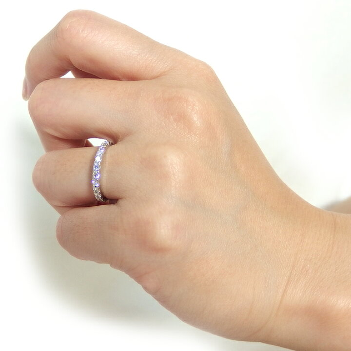 楽天市場】ダイヤモンド リング ハーフエタニティ 0.5ct プラチナ 