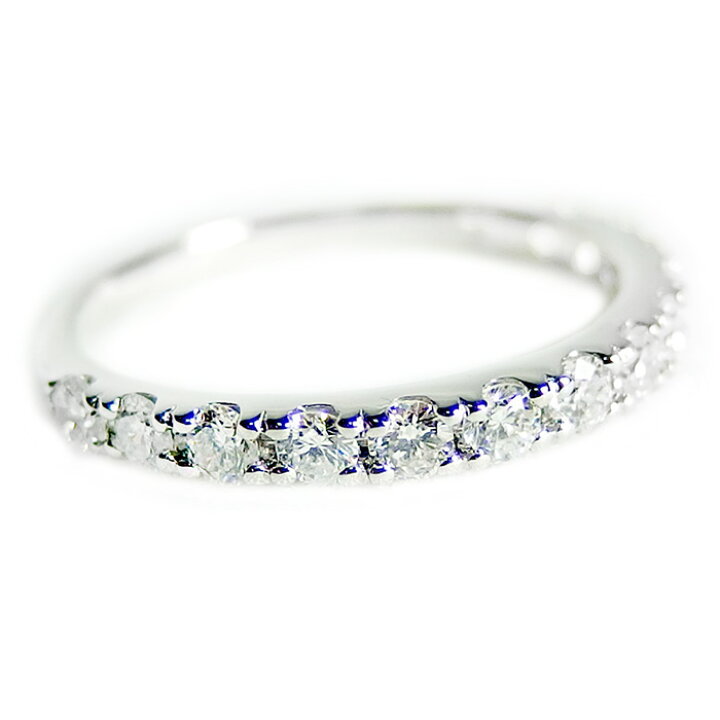 楽天市場】ダイヤ エタニティ リング ハーフエタニティリング pt900 0.5ct プラチナ ダイヤモンド ハーフエタニティ SI Hカラー