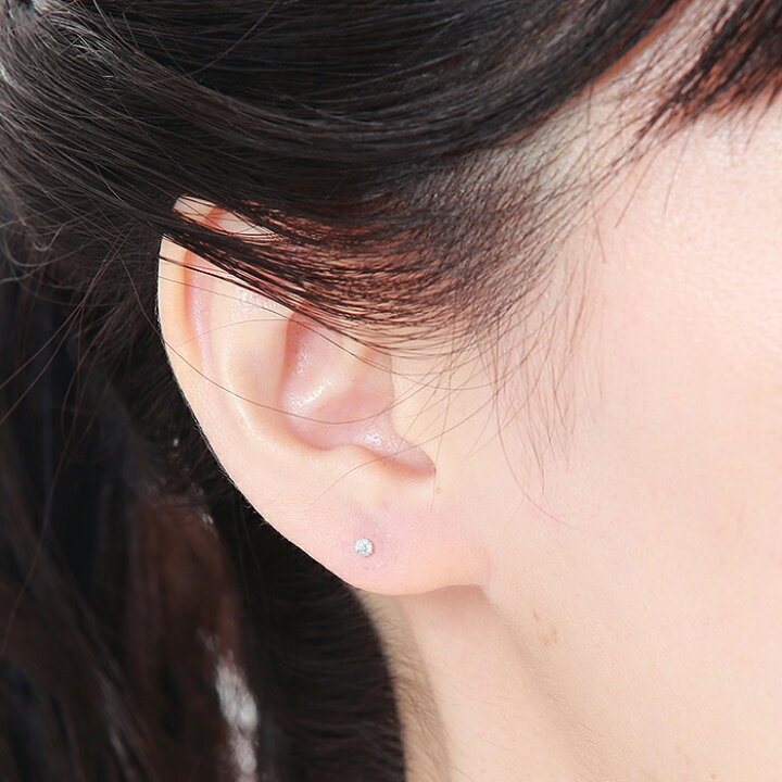 楽天市場】【限定1点限り】ダイヤモンド ピアス Pt900 プラチナ 一粒 