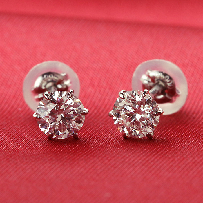 【P5倍】ダイヤモンドピアス プラチナ Pt900 ダイヤピアス 0.6ct h&c Dカラー SI2 Excellent EXハート＆キューピット  エクセレント 鑑定書付き 記念日 誕生日 プレゼント【新作・キラキラ感UP】 | FOREST OF THE JEWELRY
