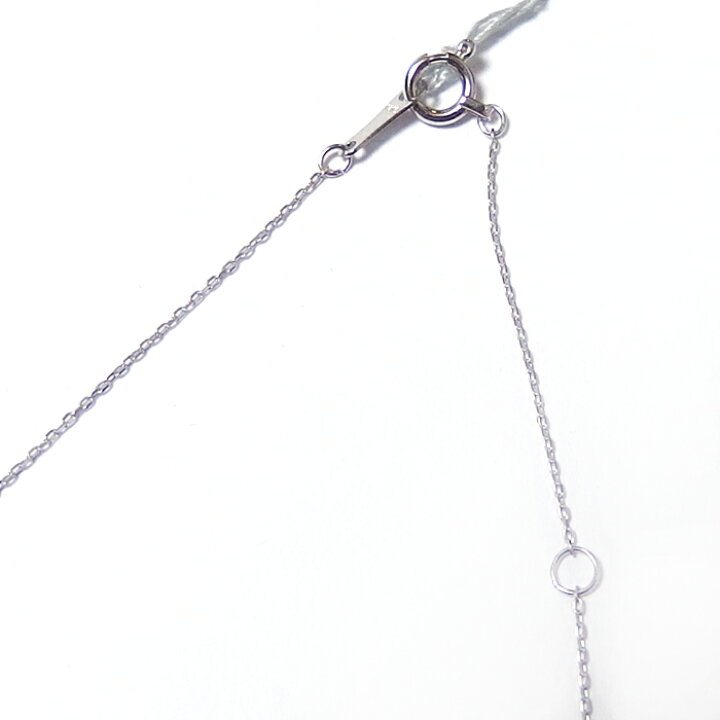 楽天市場】【限定1点限り】パール ネックレス K18WG 華真珠 8mm 18金 