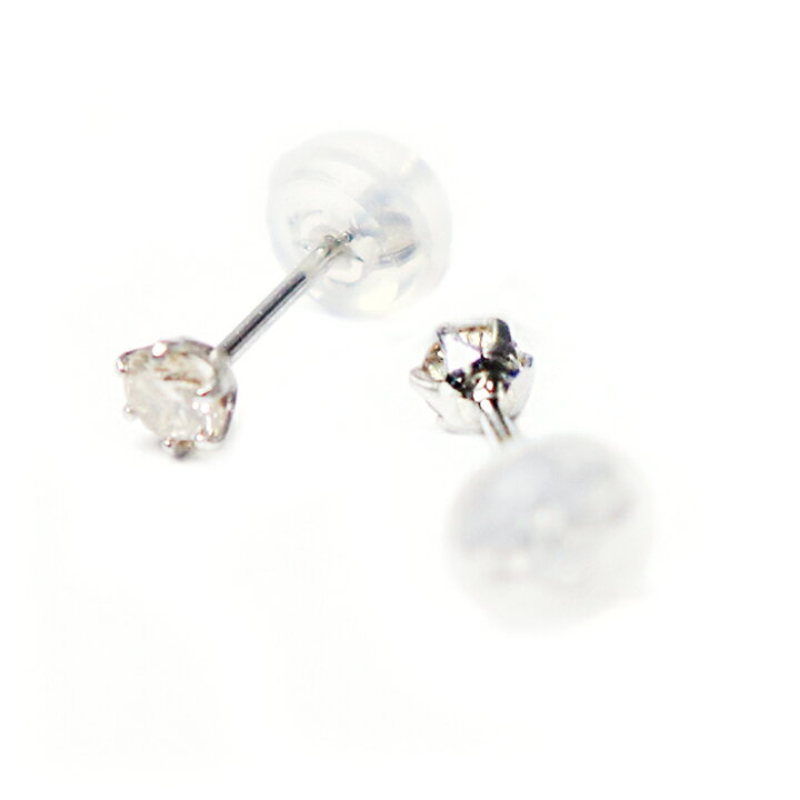 楽天市場】Pt900 プラチナ ダイヤモンドピアス 合計0.2ct 一粒 ダイヤ 