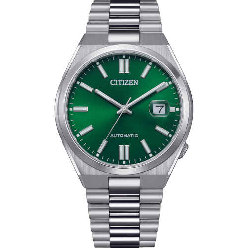 シチズン NJ0150-81X 自動巻 CITIZEN オートマチック メンズ ウォッチ 時計 腕時計 グリーン TSUYOSA【ベルト調整無料】 |  StarMart