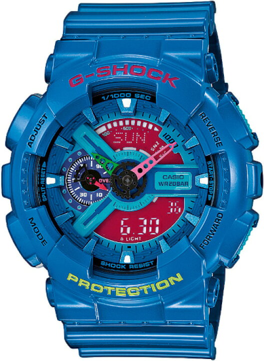 楽天市場】カシオ CASIO G-SHOCK GA-110HC-2A デジタル アナログ 
