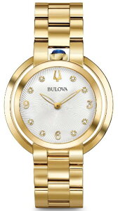 �y�x���g���������zBULOVA 97P125 �u���[�o ���f�B�[�X �E�H�b�` �_�C�������h 8P ���v �S�[���h�J���[