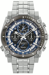 �y�x���g���������z�u���[�o BULOVA PRECISIONIST 98B316 �v���V�W���j�X�g �N���m�O���t �����Y �E�H�b�` �_�C�o�[ 300m�h��