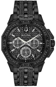 �y�x���g���������z���{������ BULOVA 98C134 �u���[�o �����Y �E�H�b�` �r���v �X�����t�X�L�[ �N���X�^�� �u���b�N