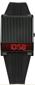 BULOVA 98C135 ブローバ メンズ ウォッチ 腕時計 LED デジタル ブラック 角 スクエア【送料無料】