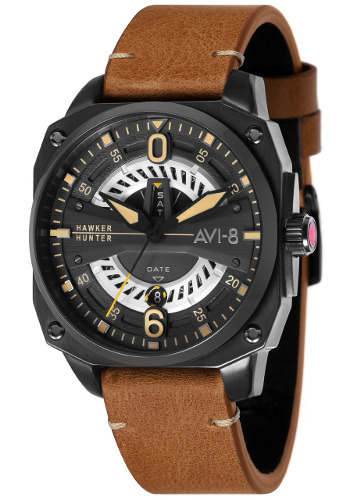 AVI-8 ホーカーハンター ミリタリー メンズ デイデイトカレンダー ウォッチ 腕時計 AV-4057-04【送料無料】【代引手数料無料】 メンズ腕時計