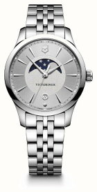 【ベルト調整無料】VICTORINOX SWISS ARMY 241833 ビクトリノックス ムーンフェイズ 月齢 レディース シルバー ウォッチ 腕時計 時計 【送料無料】【代引手数料無料】