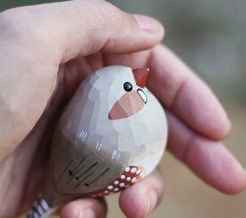 木彫り 小鳥 バード オブジェ 置物 人形 手作り 北欧 ナチュラル 雑貨 ギフト オーナメント 誕生日 プレゼント かわいい ホームアクセサリー 装飾品 木製 マスコット 動物 鳥 天然木 インテリア 木工 飾り ガーデニング おしゃれ 新入荷