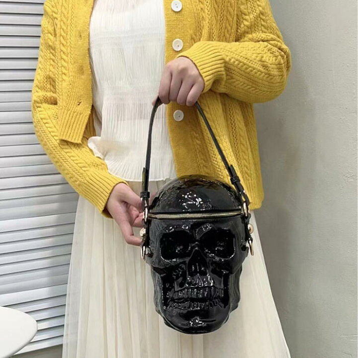 楽天市場】スカル バッグ ハンドバッグ ハロウィン ドクロ おしゃれ 