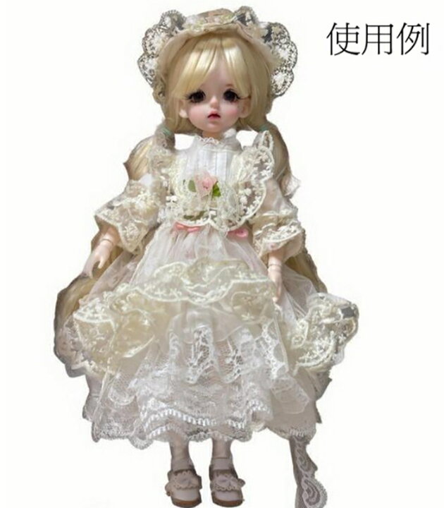 楽天市場】BJDドール服 ロリータワンピース ボンネット セット 花柄 