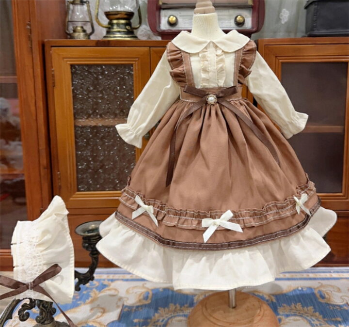 楽天市場】BJDドール服 クラシカルロリータ エプロン風 ワンピース 