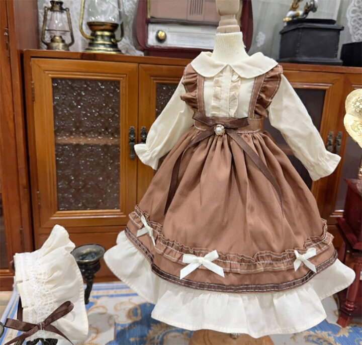 楽天市場】BJDドール服 クラシカルロリータ エプロン風 ワンピース 