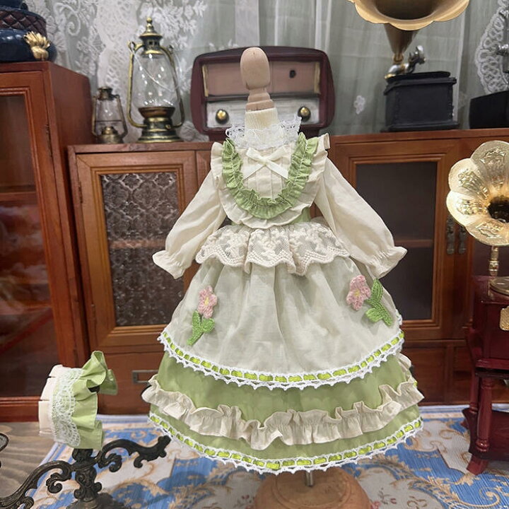 楽天市場】ドール服 ロリータ 森ガール ドレス ワンピース BJD お迎え 