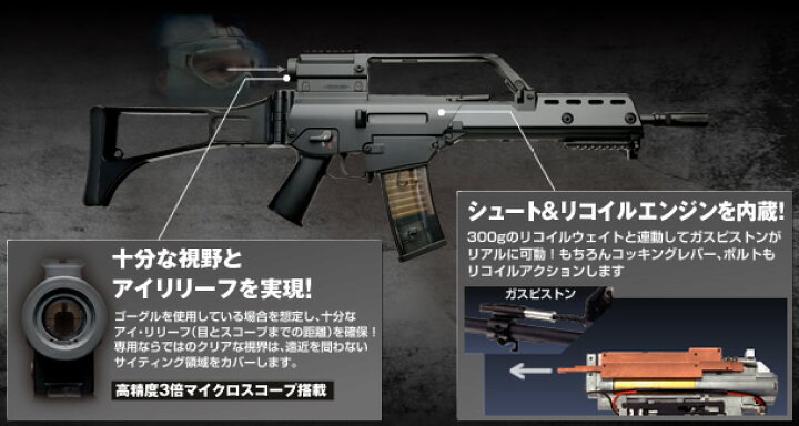 楽天市場】東京マルイ 次世代電動ガン G36K : スカイスター