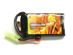 OPTION No.1 BP LiPo 7.4V 1100mAh PEQ GB0028M
