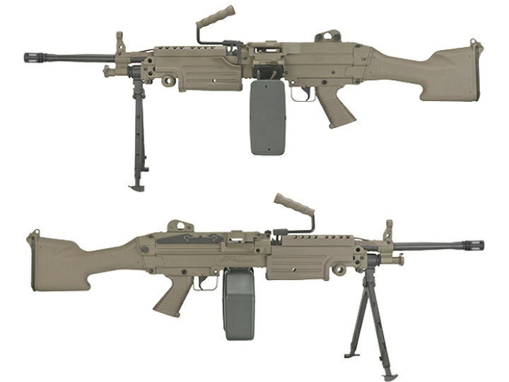 楽天市場】A&K M249 MK2 フルメタル電動ガン DE【180日間安心保証つき 
