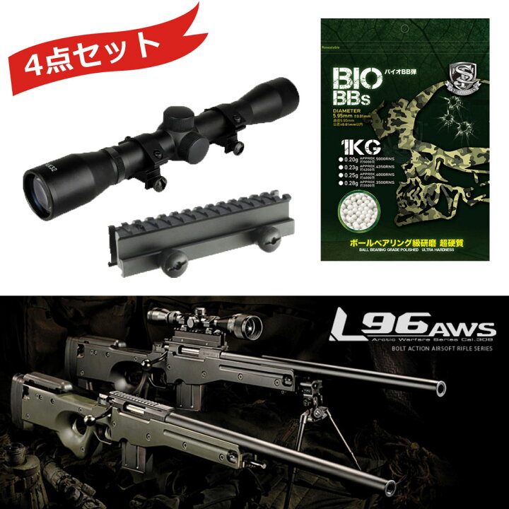 楽天市場】【本体セット】東京マルイ L96 AWS BKストック【スペシャル 