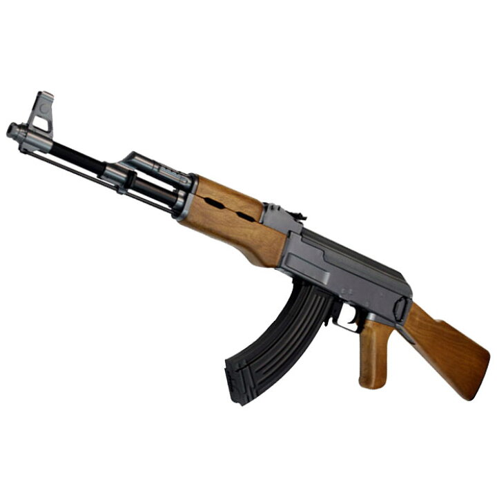 楽天市場】CM028 AK47 WOOD 電動ガン【180日間安心保証つき】 : スカイ 