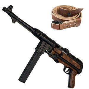 【本体セット】AGM MP40 電動ガン ブラウン【WW2 ドイツ軍タイプ レザースリングセット】