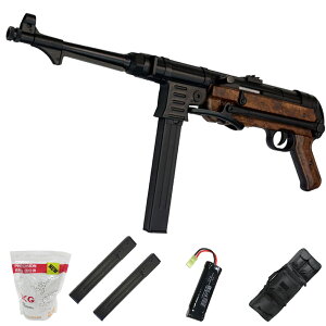 【本体セット】AGM MP40 電動ガン ブラウン【4点セット】
