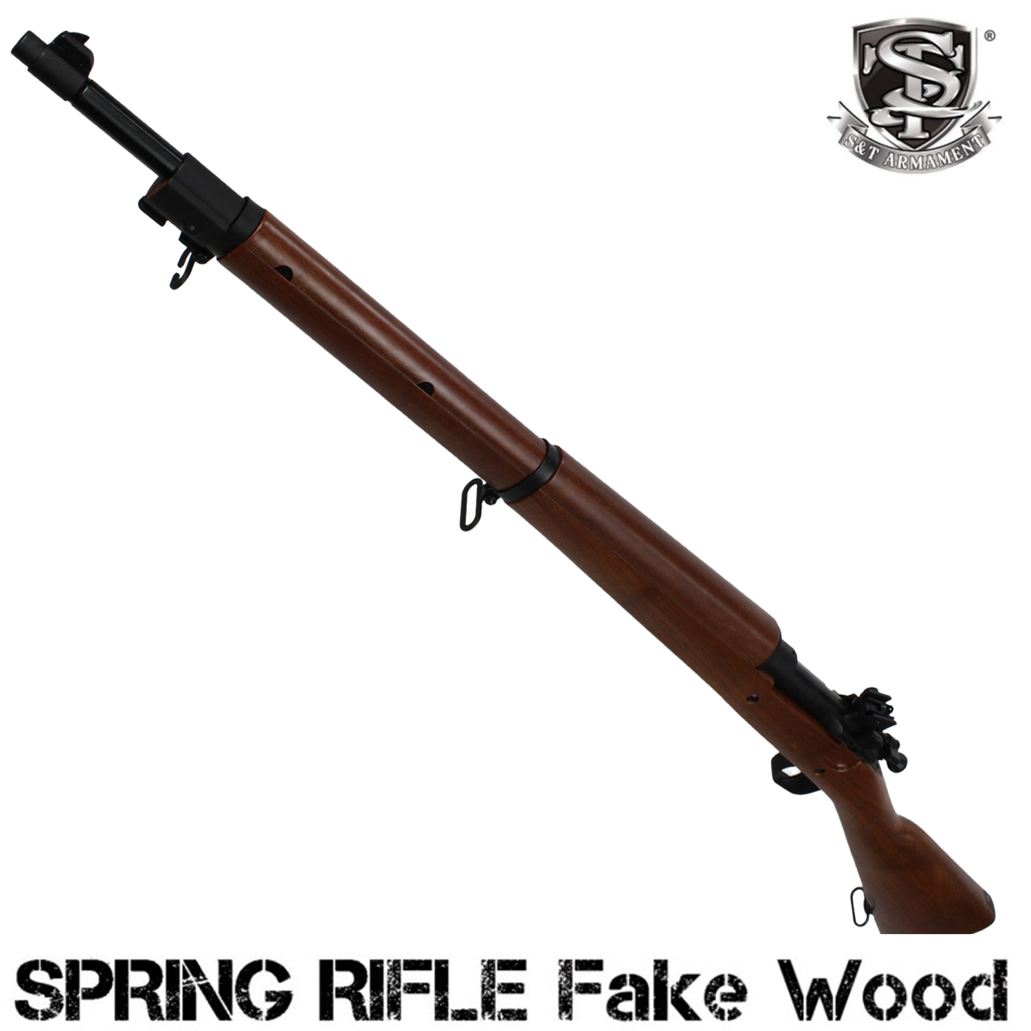 <br>ST Springfield M1903 A3 エアーコッキング ライフル (フェイクウッド)