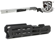 S&T M870 ショットガン用 MLOK フォアエンド BK