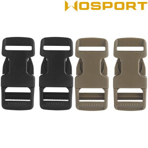 WOSPORT ITW�^�C�v �o�b�N�� 2Pcs (BK/TAN)