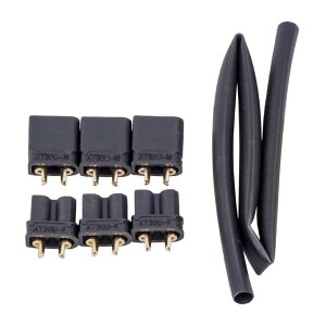 DCI ����XT30�^�C�v�R�l�N�^�[ 3�y�A XT30-BLACK-3PAIR