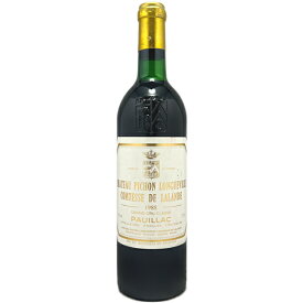 シャトー ピション ロングヴィル コンテス ド ラランド1988Ch.Pichon Longueville Comtesse deLalande750mlボルドー メドック地区 シャトー ピション ロングヴィル コンテス ド ラランド AOC ポイヤック 第2級 ミディアムボディ プレゼント 母の日 新生活