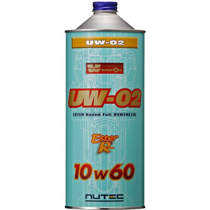 楽天市場】ニューテック エンジンオイル UW-02 10W-60 1L NUTEC 100 