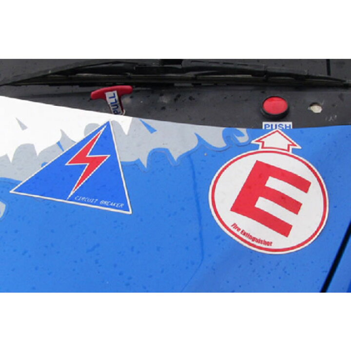 楽天市場 Irs スパークシート 競技車用マークシール Fia Jaf競技車両規則準拠ステッカー Star5 スターファイブ