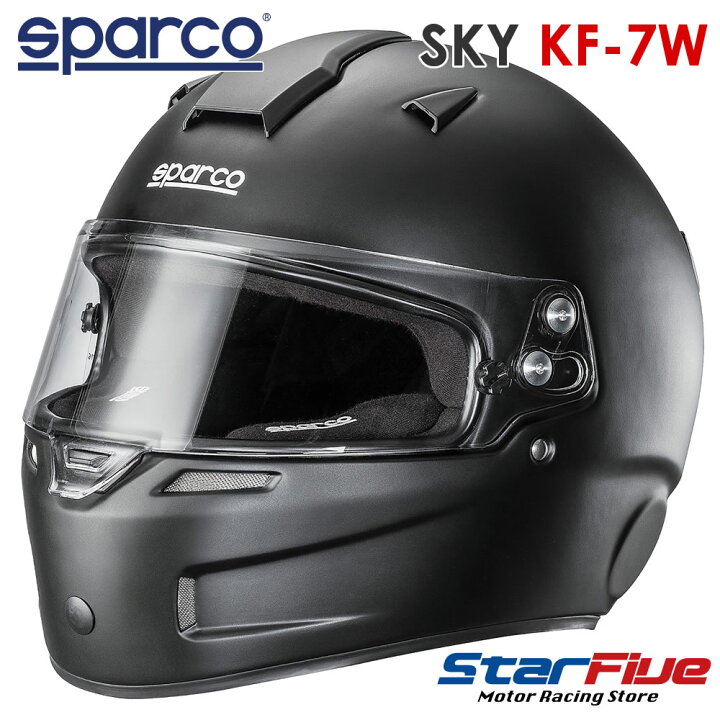 スパルコ ヘルメット スカイ RF-7W カーボン 4輪用｜ヘルメット