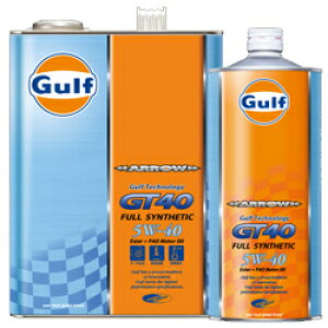 GULF/Kt GWIC ARROW GT40(A[) 5W-40 1L w