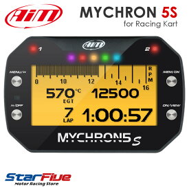 Aim マイクロン5S GPSラップタイマー データロガー カート用 エーアイエム MYCHRON