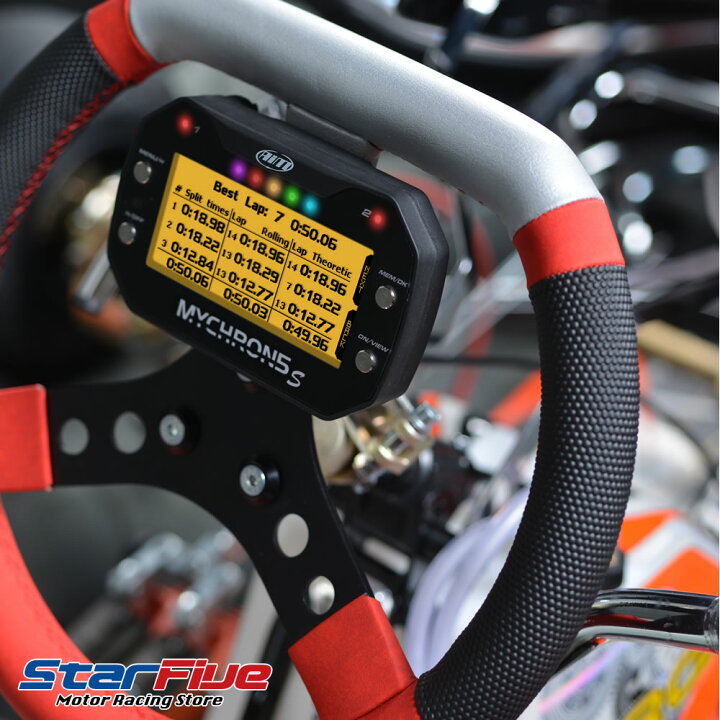 楽天市場】Aim マイクロン5S 2t GPSラップタイマー データロガー  