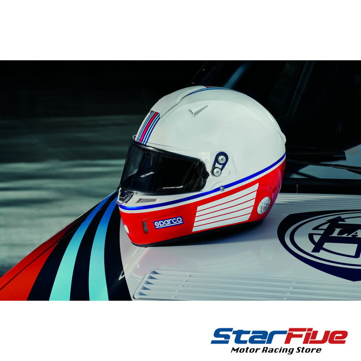 楽天市場】スパルコ×マルティーニレーシング ヘルメット AIR PRO RF-5W 
