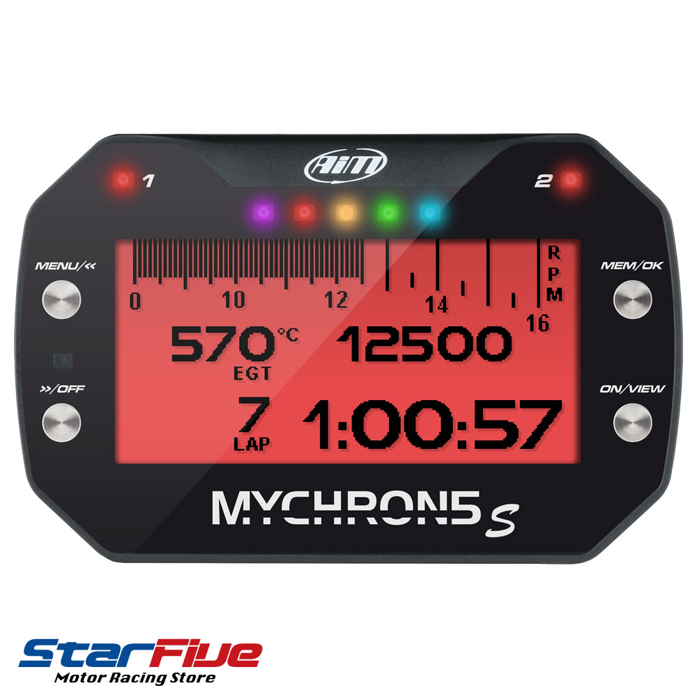 Aim マイクロン5S GPSラップタイマー データロガー カート用 エーアイエム MYCHRON | Star5 スターファイブ