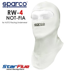 スパルコ フェイスマスク RW-4 NOT FIA 耐火 Sparco 2024年継続モデル