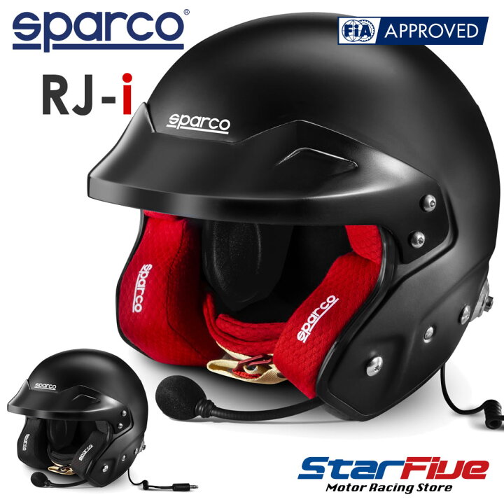 楽天市場】スパルコ ジェットヘルメット 4輪用 RJ-i マットブラック 