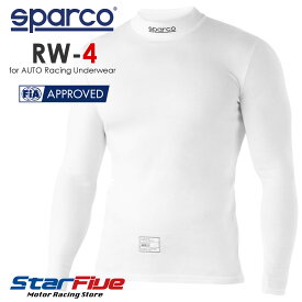 スパルコ 耐火シャツ RW-4 4輪用アンダーウェア FIA8856-2018公認 Sparco 2024年継続モデル