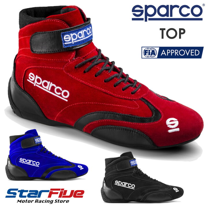 楽天市場】スパルコ レーシングシューズ 4輪用 TOP（トップ）FIA8856 