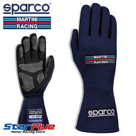 スパルコ レーシンググローブ LAND 4輪用 マルティーニレーシング ネイビー 内縫い FIA8856-2018公認 Sparco MARTINI RACING 2023年モデル