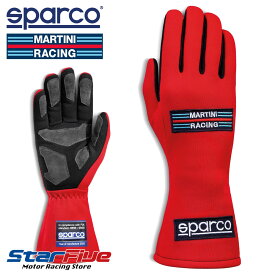 スパルコ レーシンググローブ LAND 4輪用 マルティーニレーシング レッド 内縫い FIA8856-2018公認 Sparco MARTINI RACING 2023年モデル