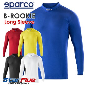 スパルコ アンダーウェア カート用 B-ROOKIE ビールーキー 長袖Tシャツ Sparco 2024年継続モデル