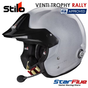 XeB[wbg I[vWFbg VENTI TROPHY RALLY Vo[ 4֗p FIA8859-2015 SNELL SA2020F STILO HELMET
