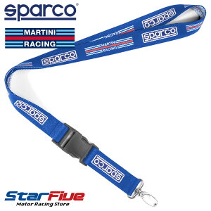 �X�p���R �}���e�B�[�j���[�V���O �l�b�N�X�g���b�v LANYARD 099133MR Sparco MARTINI RACING